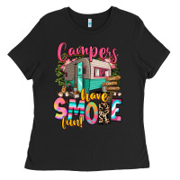 Black campers have smore fun Ladies Tee - RanaPortraitStore