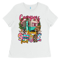 White campers have smore fun Ladies Tee - RanaPortraitStore
