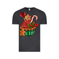 Christmas Cupcake Vintage Tee | Teevron