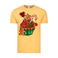 Vintage Mustard christmas cupcake Vintage Tee - AdoDesignShop