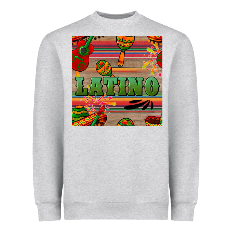 Latino Seamless Pattern Heavyweight Sweatshirt by BundleAndBundleShop | Teevron