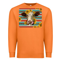 Carrot serape leopard hereford cattle mousepad Premium Sweatshirt - Jasminsmagicworld