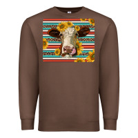 Chestnut serape leopard hereford cattle mousepad Premium Sweatshirt - Jasminsmagicworld