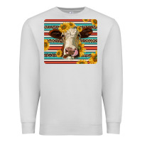 Dove Grey serape leopard hereford cattle mousepad Premium Sweatshirt - Jasminsmagicworld