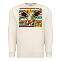 Sandshell serape leopard hereford cattle mousepad Premium Sweatshirt - Jasminsmagicworld