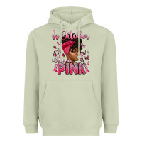 Matcha in october we wear pink with afro woman Heavyweight Hoodie - Artiststas