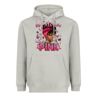 Moon Dust in october we wear pink with afro woman Heavyweight Hoodie - Artiststas
