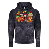 Cloud Black christmas cookie coffee cups Vintage Hoodie - AdoDesignShop