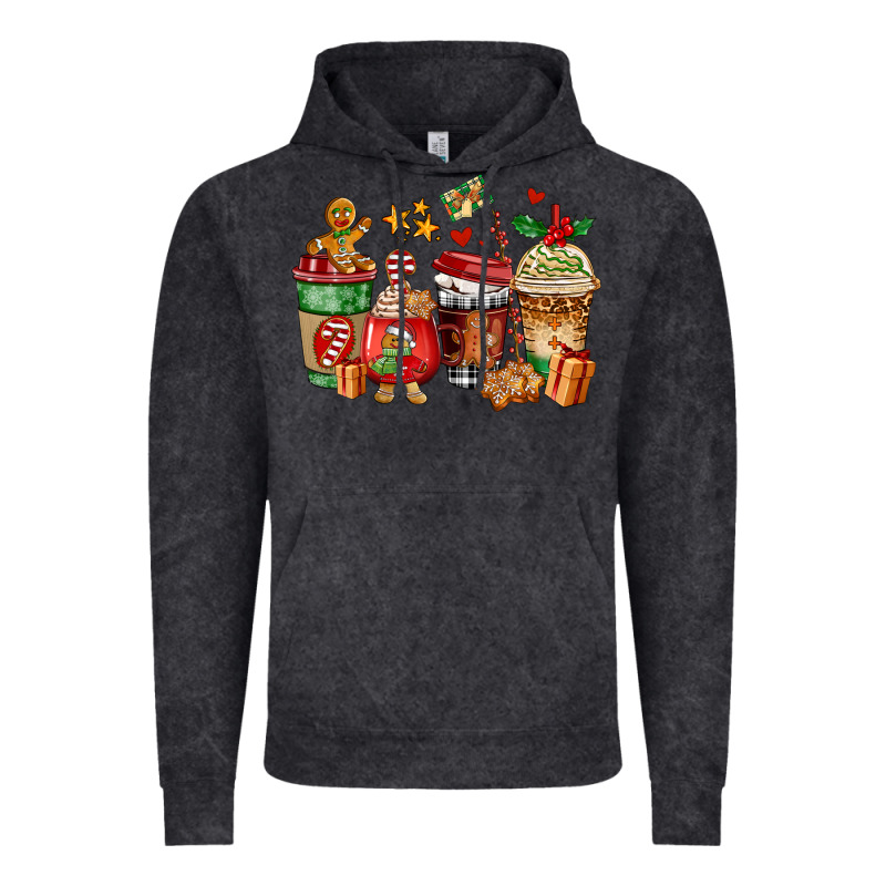 Christmas Cookie Coffee Cups Vintage Hoodie by AdoDesignShop | Teevron