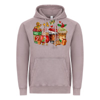 Vintage Zinc christmas cookie coffee cups Vintage Hoodie - AdoDesignShop