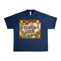 Navy pumpkin spice Urban Heavy Tee - AdoDesignShop