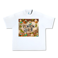 White pumpkin spice Urban Heavy Tee - AdoDesignShop