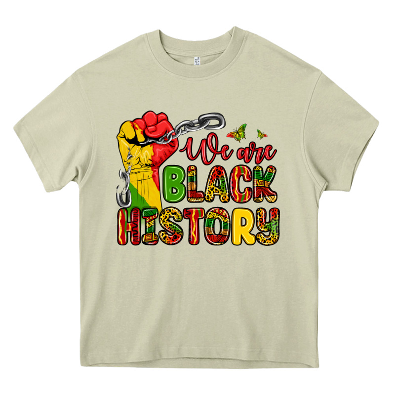 We Are Black History Heavy Core Tee by Zillion Design Studio | Teevron