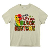 Mossy we are black history Heavy Core Tee - Zillion Design Studio