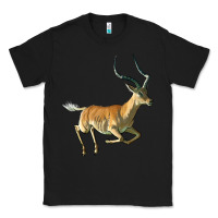 Black Impala Antelope Illustrations Classic Tee - LillyAllenDesigns