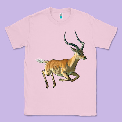 Impala Antelope Illustrations Classic Tee Designed By Lillyallendesigns