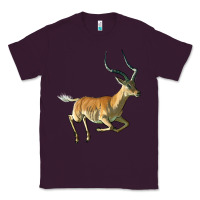 Plum Impala Antelope Illustrations Classic Tee - LillyAllenDesigns