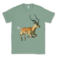 Sage Impala Antelope Illustrations Classic Tee - LillyAllenDesigns