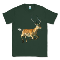 Sports Green Impala Antelope Illustrations Classic Tee - LillyAllenDesigns