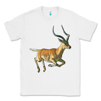 White Impala Antelope Illustrations Classic Tee - LillyAllenDesigns
