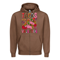 Chestnut tacos are my valentine Zipper Hoodie - NancyCooperArtShop