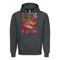 Smoke tacos are my valentine Zipper Hoodie - NancyCooperArtShop