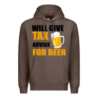 Coffee Tax Day Will Give Advice For Beer Gift Premium Hoodie - Bettercallsaul