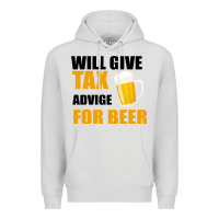 Dove Grey Tax Day Will Give Advice For Beer Gift Premium Hoodie - Bettercallsaul