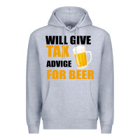 Heather Grey Tax Day Will Give Advice For Beer Gift Premium Hoodie - Bettercallsaul