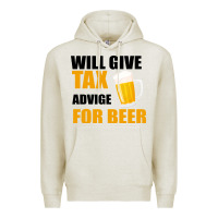Oatmeal Heather Tax Day Will Give Advice For Beer Gift Premium Hoodie - Bettercallsaul