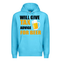 Ocean Blue Tax Day Will Give Advice For Beer Gift Premium Hoodie - Bettercallsaul