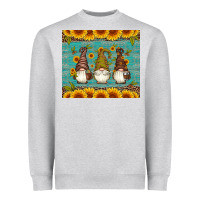 Heather Grey coffee gnomes Heavyweight Sweatshirt - Artiststas