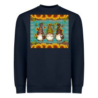 Navy coffee gnomes Heavyweight Sweatshirt - Artiststas
