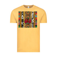 Vintage Mustard lady of Guadalupe Vintage Tee - Jasminsmagicworld