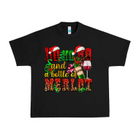 Black ho ho ho and a bottle of merlot Urban Heavy Tee - AdoDesignShop