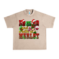 French Oak ho ho ho and a bottle of merlot Urban Heavy Tee - AdoDesignShop