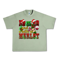 Oil Green ho ho ho and a bottle of merlot Urban Heavy Tee - AdoDesignShop