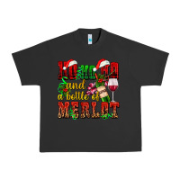 Pigment Black ho ho ho and a bottle of merlot Urban Heavy Tee - AdoDesignShop