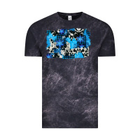 Cloud Black westerb cowhide winter background Vintage Tee - AdoDesignShop