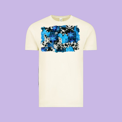 Westerb Cowhide Winter Background Vintage Tee Designed By Adodesignshop