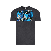 Vintage Black westerb cowhide winter background Vintage Tee - AdoDesignShop
