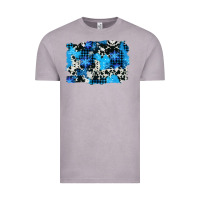Vintage Zinc westerb cowhide winter background Vintage Tee - AdoDesignShop