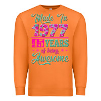 Carrot made in 1977, 45 years of being awesome Premium Sweatshirt - Jasminsmagicworld