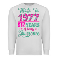 Dove Grey made in 1977, 45 years of being awesome Premium Sweatshirt - Jasminsmagicworld