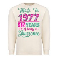 Sandshell made in 1977, 45 years of being awesome Premium Sweatshirt - Jasminsmagicworld