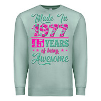Seafoam made in 1977, 45 years of being awesome Premium Sweatshirt - Jasminsmagicworld