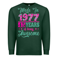 Sports Green made in 1977, 45 years of being awesome Premium Sweatshirt - Jasminsmagicworld