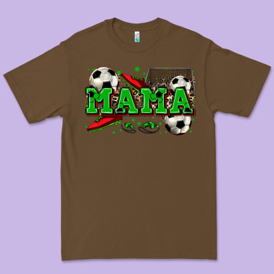 Mama Soccer Premium Tee Designed By Zillion Design Studio