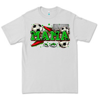 Dove Grey mama soccer Premium Tee - Zillion Design Studio