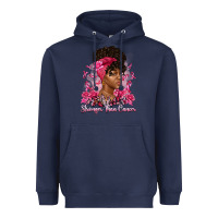 Navy stronger than cancer Heavyweight Hoodie - Artiststas